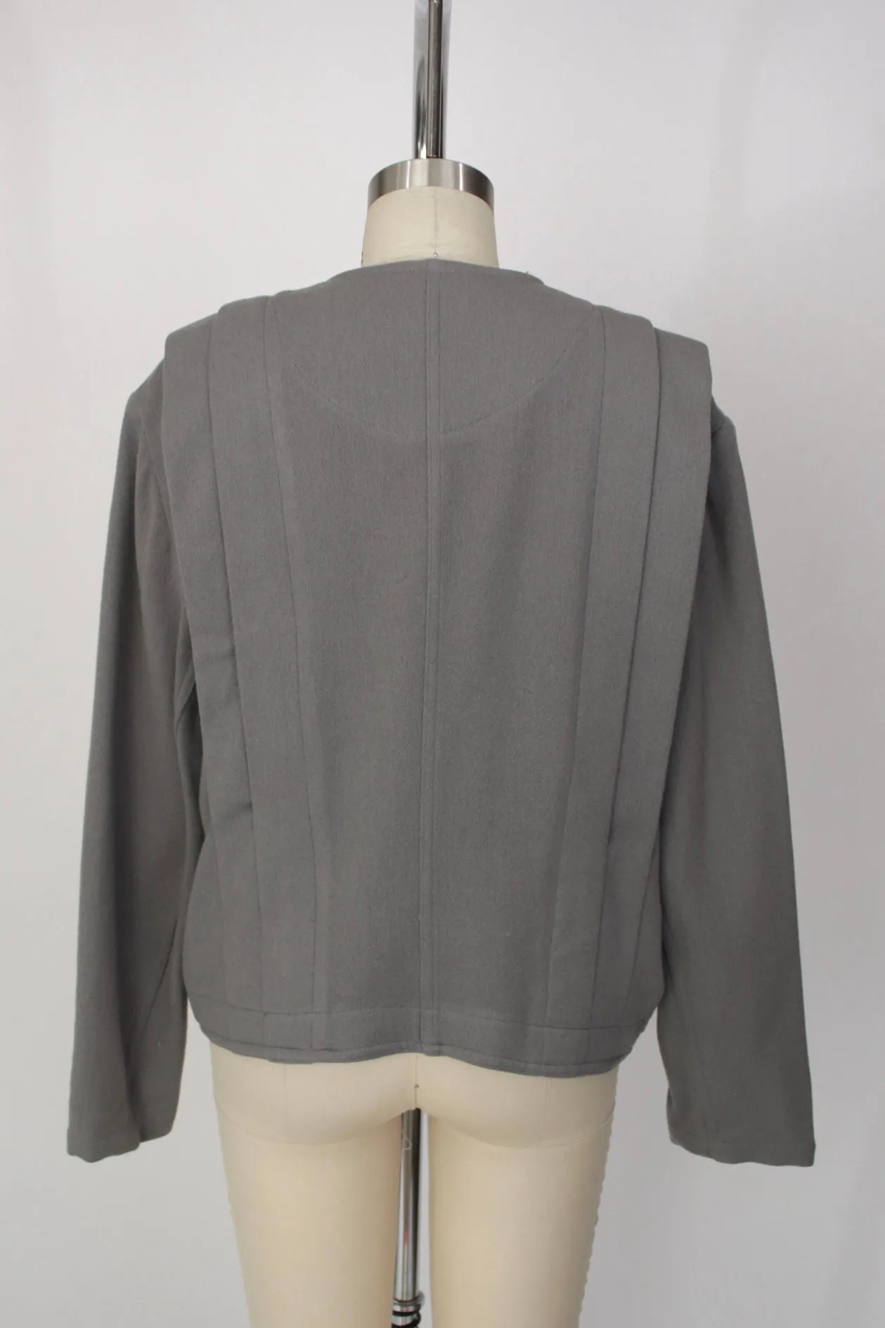 1980s Issey Miyake Wool Pin Tucked Jacket