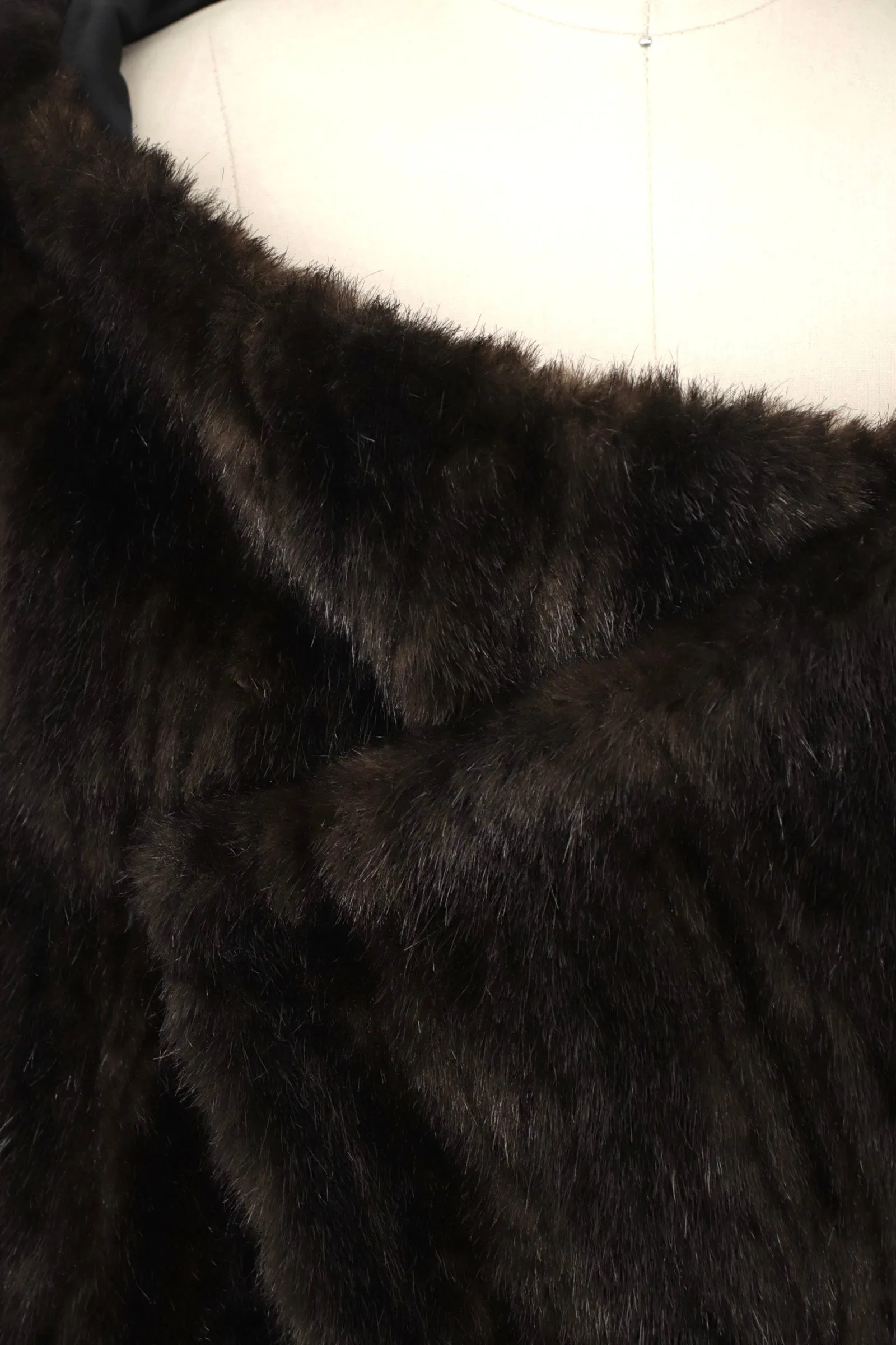 2004 Comme des Garçons Faux Fur Asymmetrical Jacket*