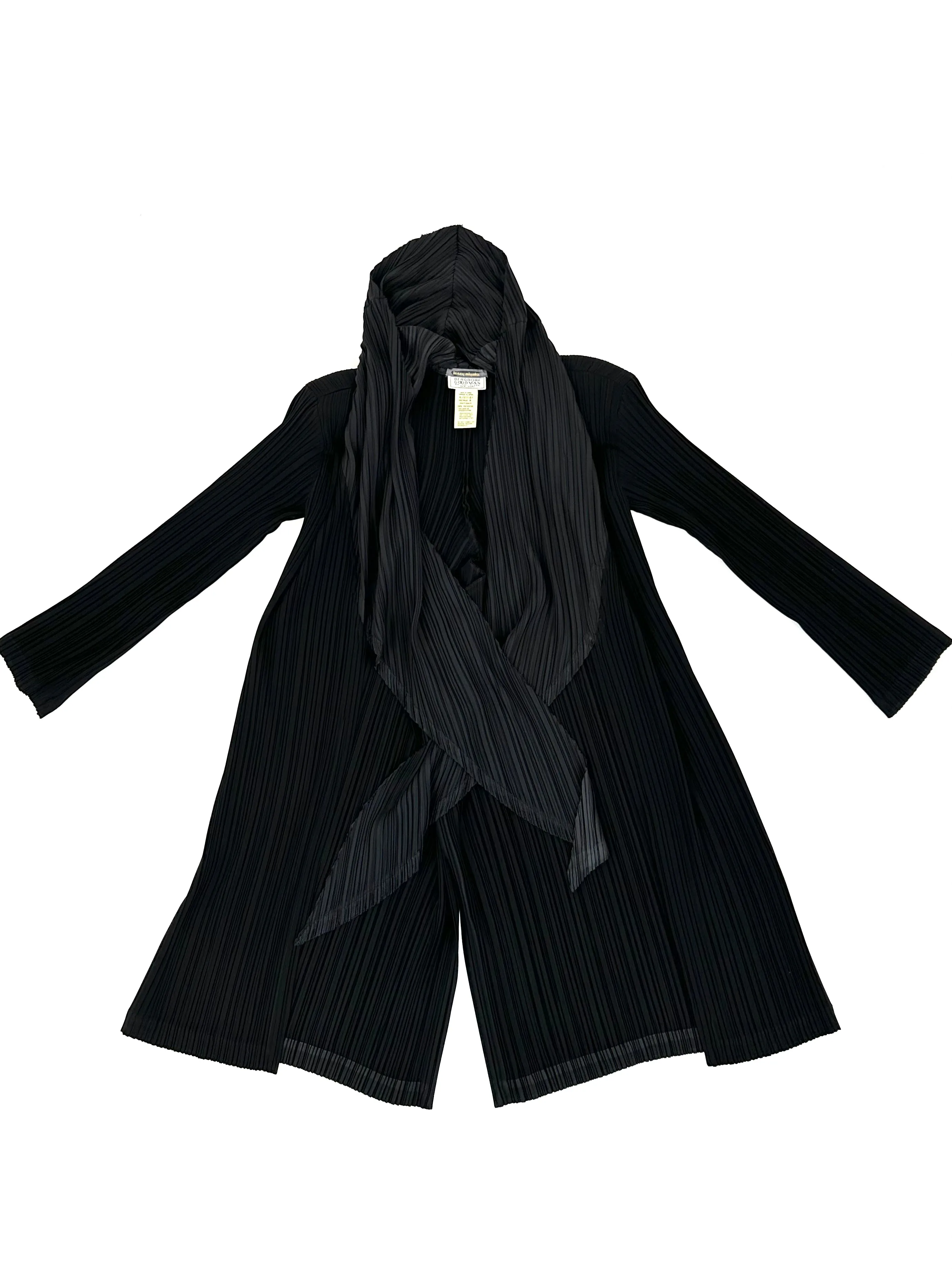 90s Issey Miyake Asymmetrical Plissé Duster*