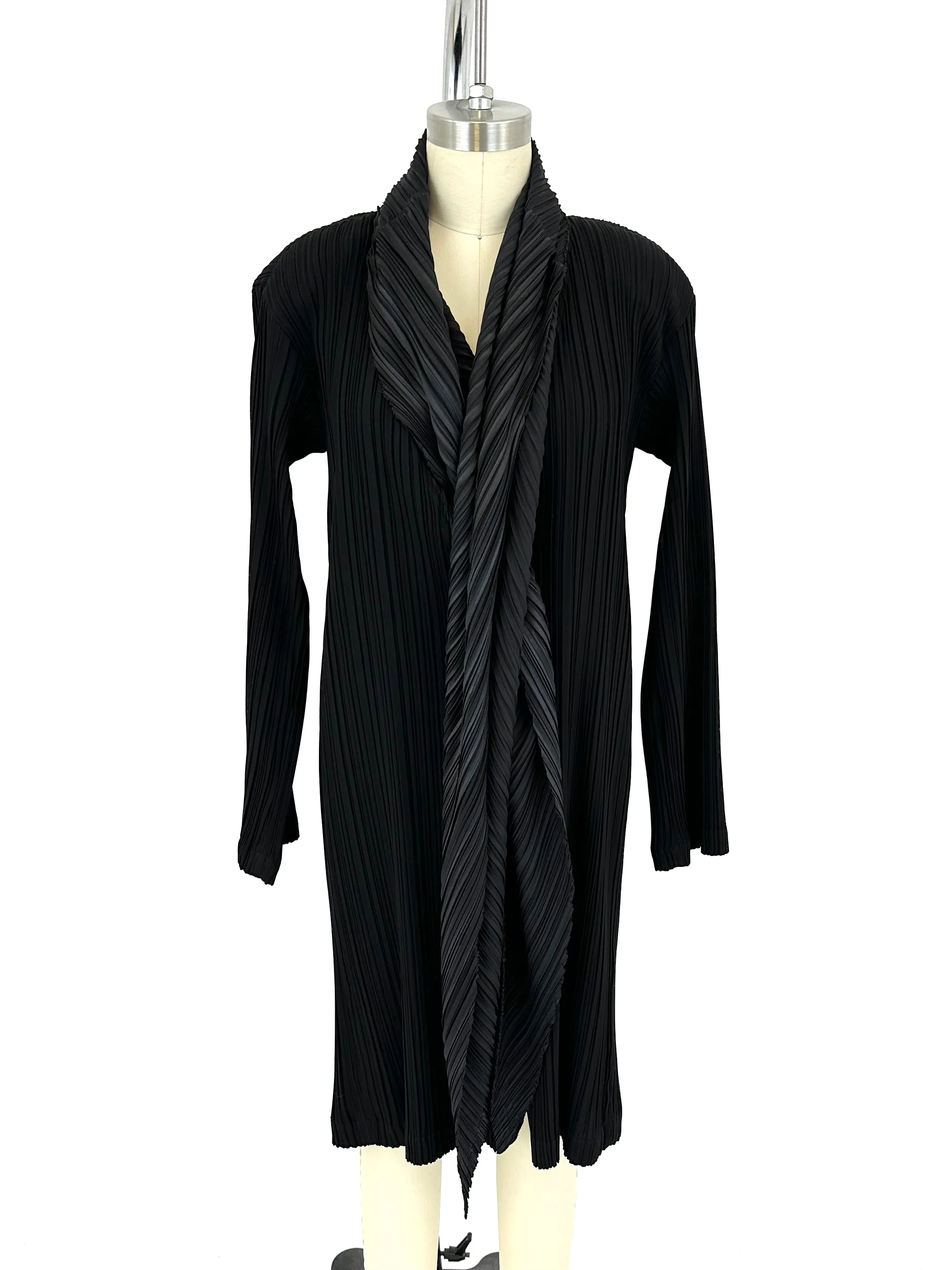 90s Issey Miyake Asymmetrical Plissé Duster*