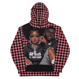Airfros And Babyhairs Carbaret Checkered Hoodie