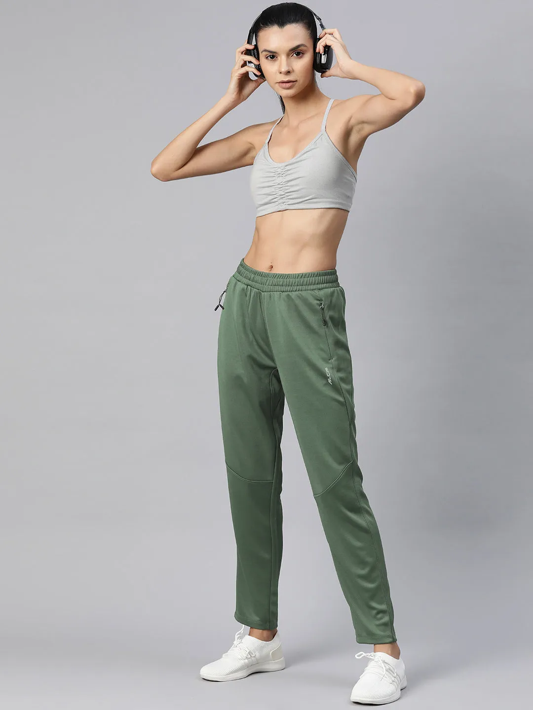 Alcis Women Slim Fit Hyper Hue Performance Reflective Track Pants