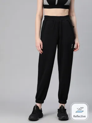 Alcis Women Solid Regular-Fit Joggers
