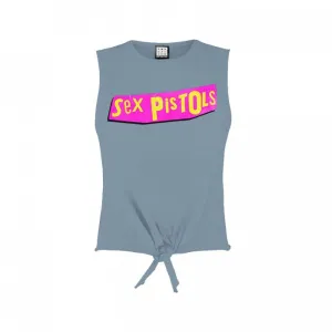 Amplified Womens/Ladies Driver Sex Pistols Logo Sleeveless Crop Top