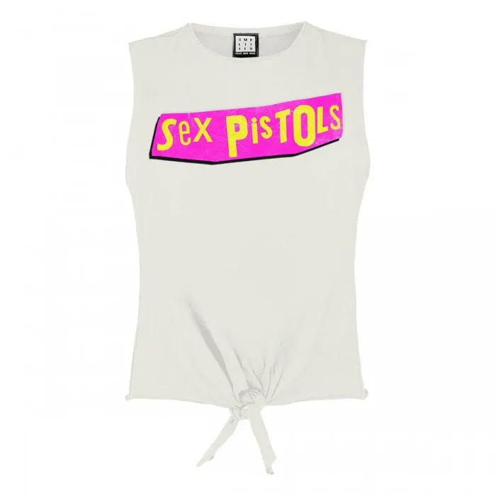 Amplified Womens/Ladies Driver Sex Pistols Vintage Logo Crop Top