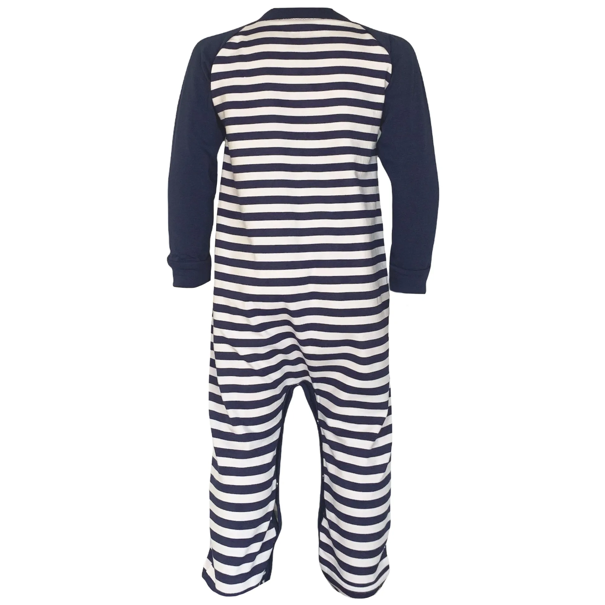 AnnLoren Boys Long Sleeve Turkey Football Baby Toddler Romper One Piece