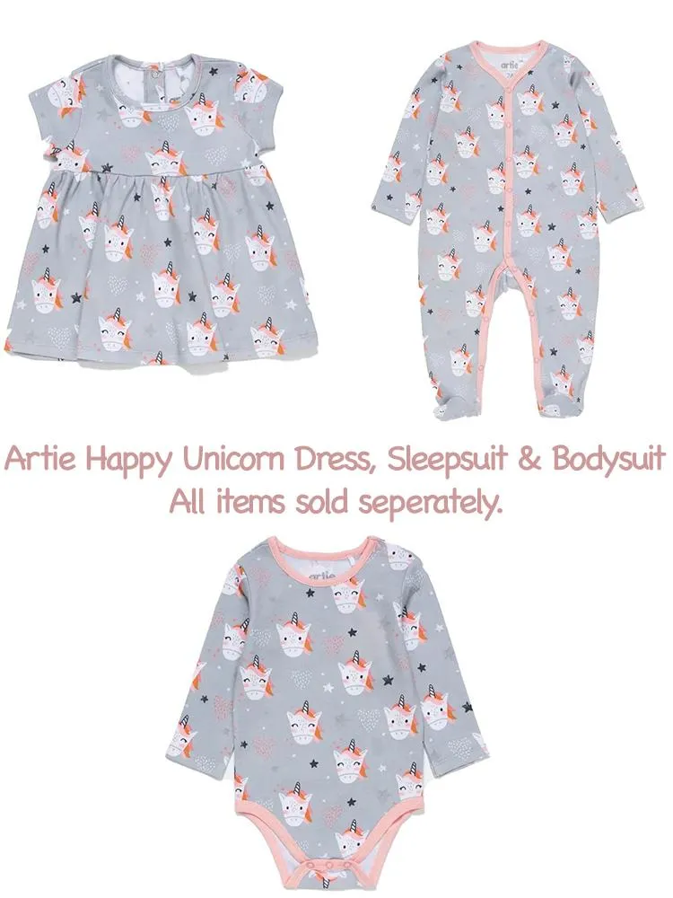 Artie - Happy Unicorn Baby Bodysuit