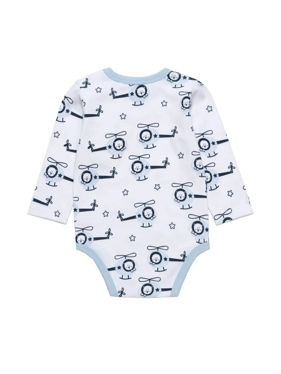 Artie - Helicopter Baby Bodysuit 12 to 18 months