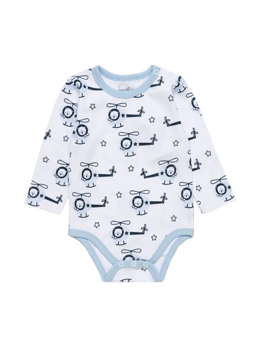Artie - Helicopter Baby Bodysuit 12 to 18 months