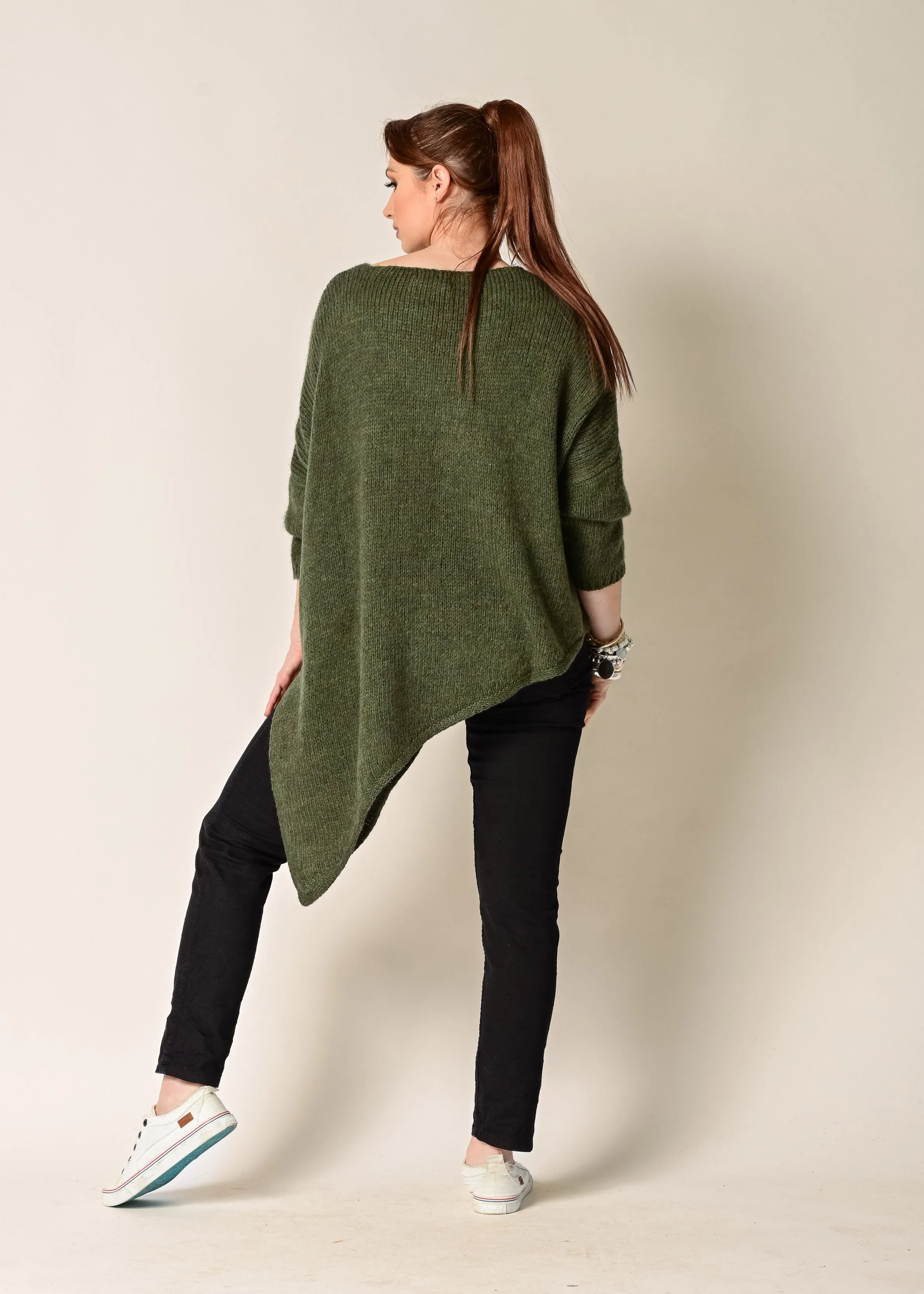 Aysha Knit Top in Khaki