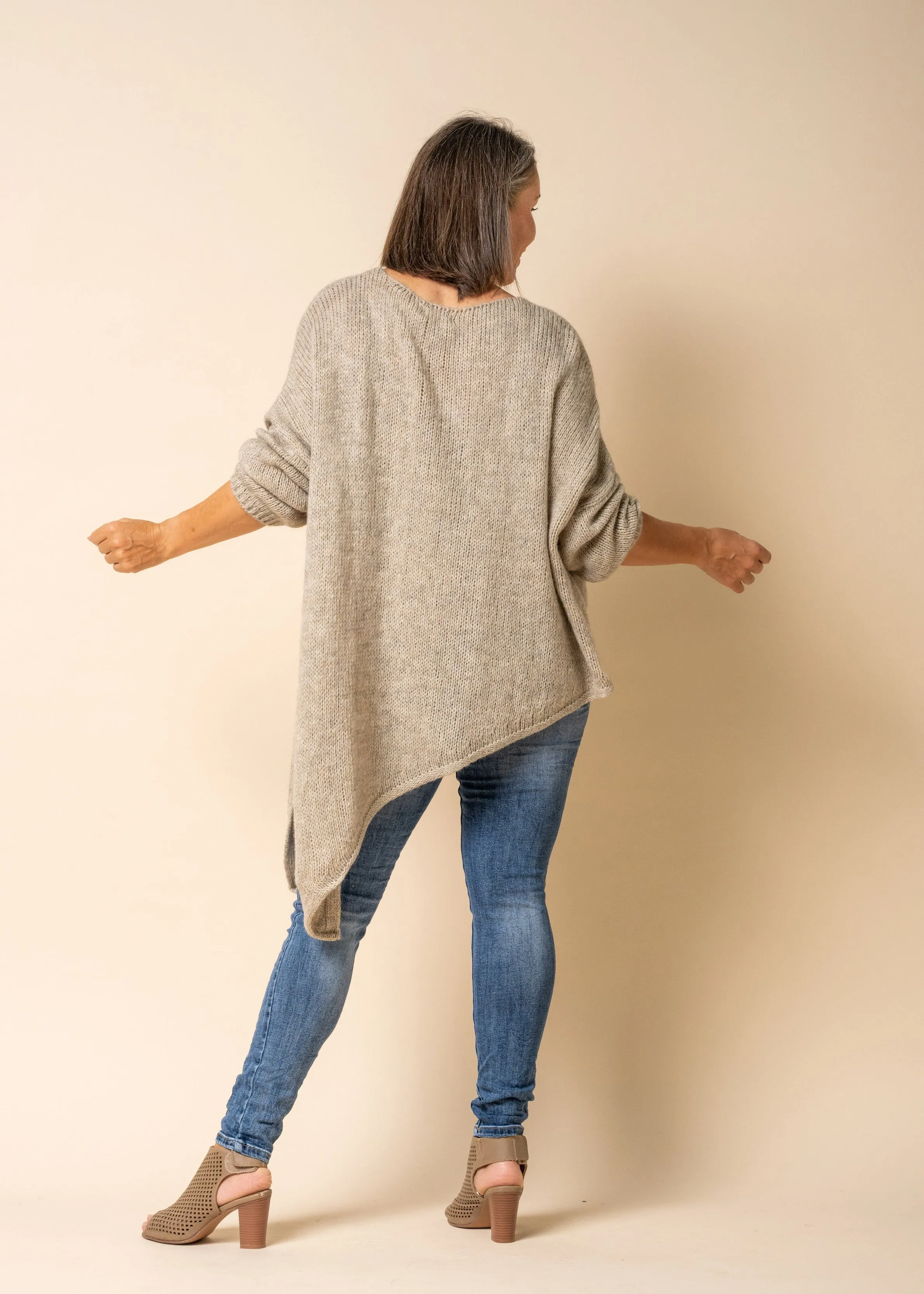 Aysha Knit Top in Latte