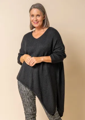 Aysha Knit Top in Onyx