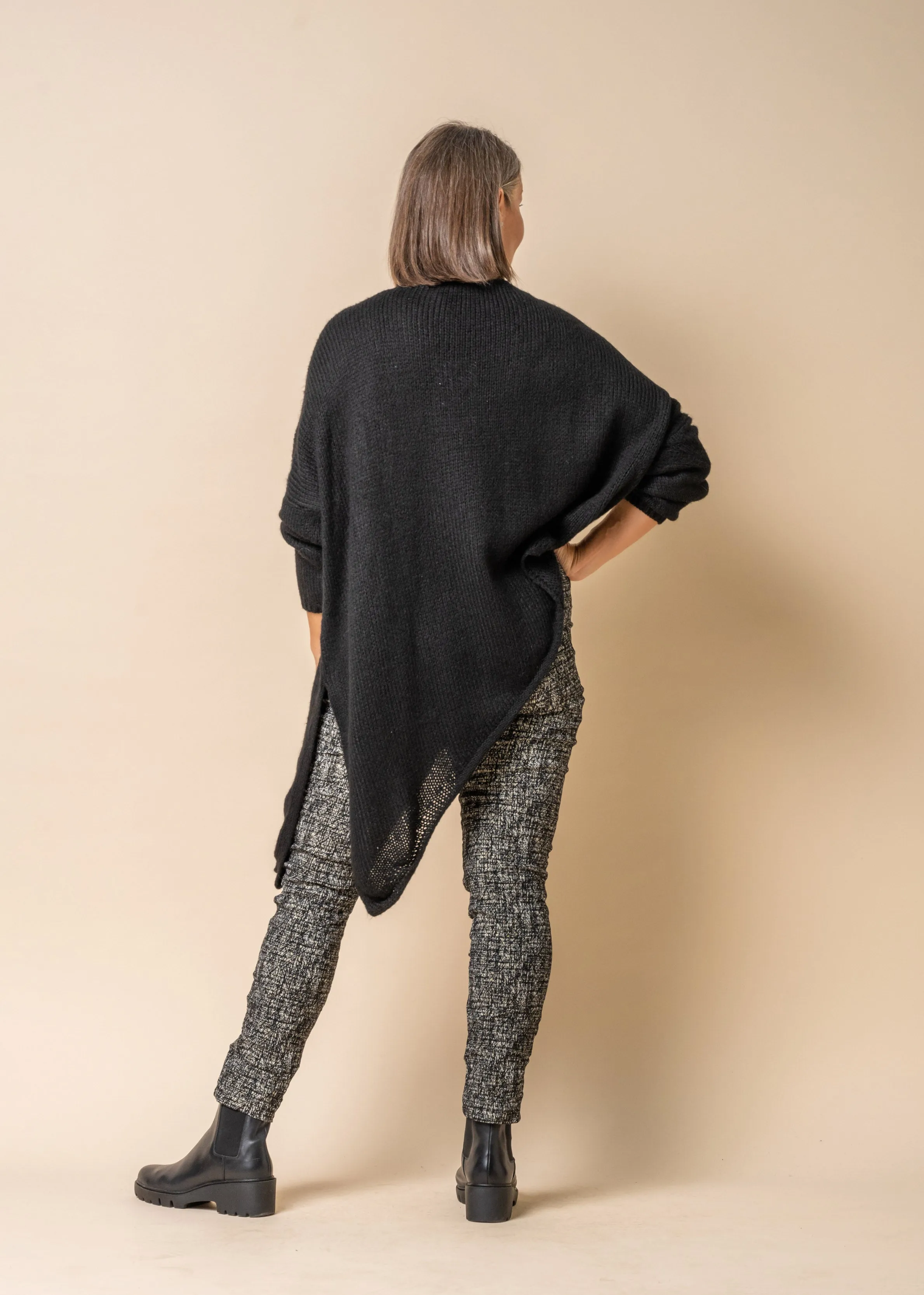 Aysha Knit Top in Onyx