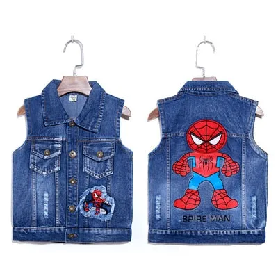 Baby Mickey Vests Boys Girls Jeans