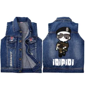 Baby Mickey Vests Boys Girls Jeans