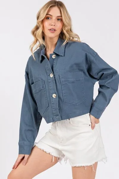 Bailey Denim Jacket with Patch Pockets