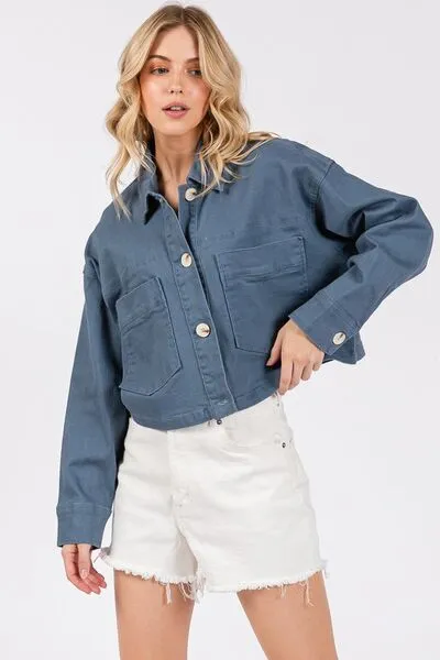 Bailey Denim Jacket with Patch Pockets