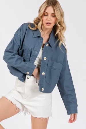Bailey Denim Jacket with Patch Pockets