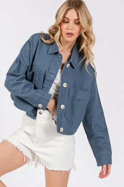 Bailey Denim Jacket with Patch Pockets