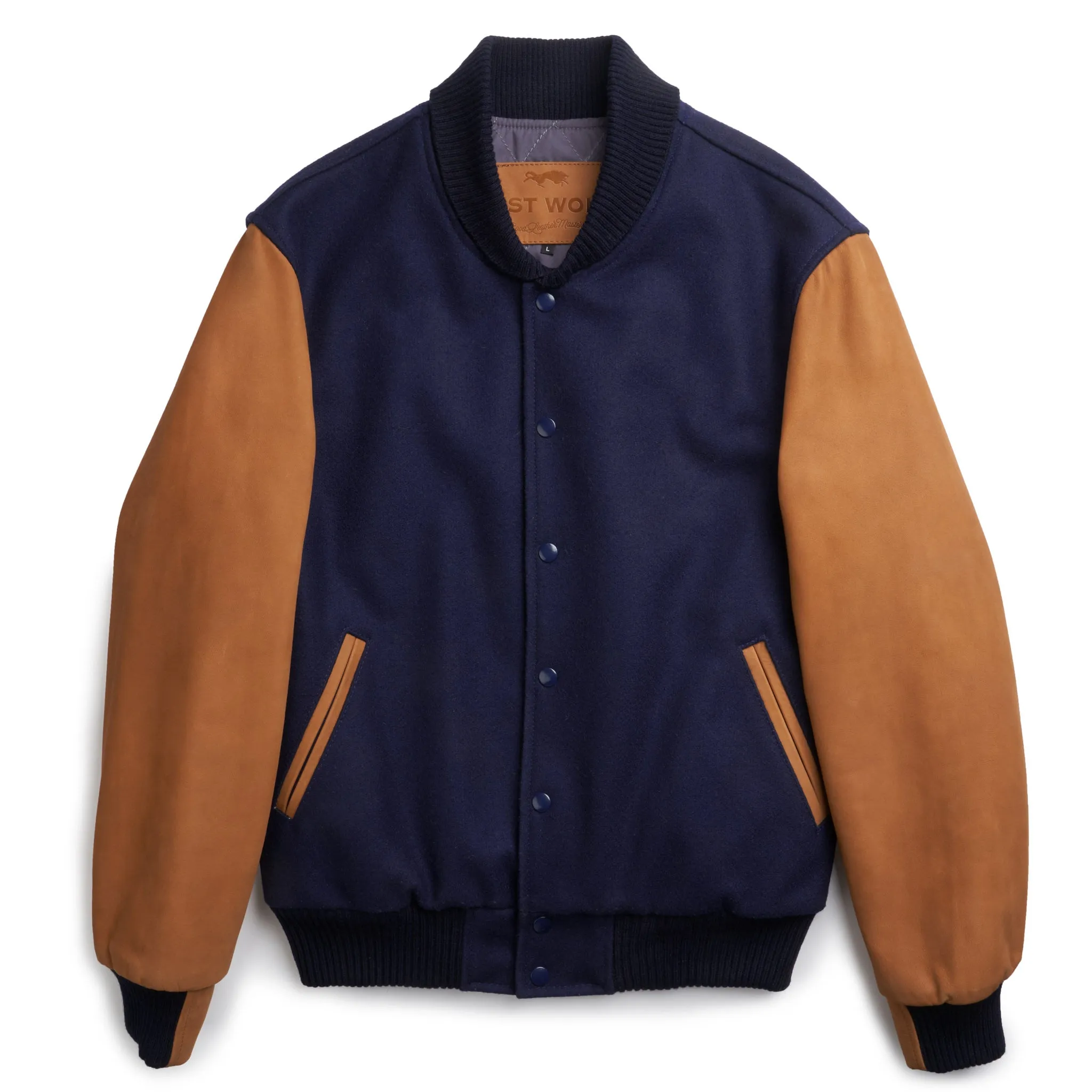 BAKER MOUNT VARSITY JACKET - NAVY