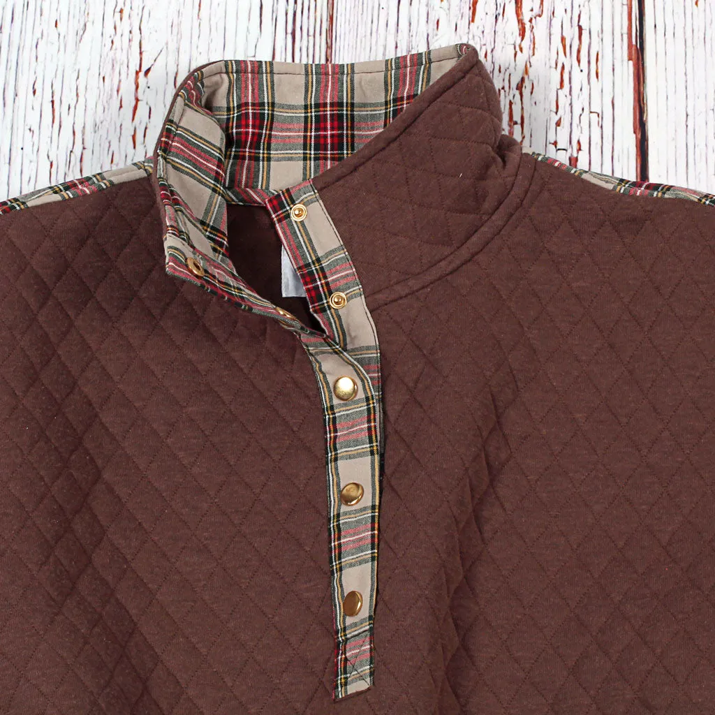Bergen Quilted Patch Pullover