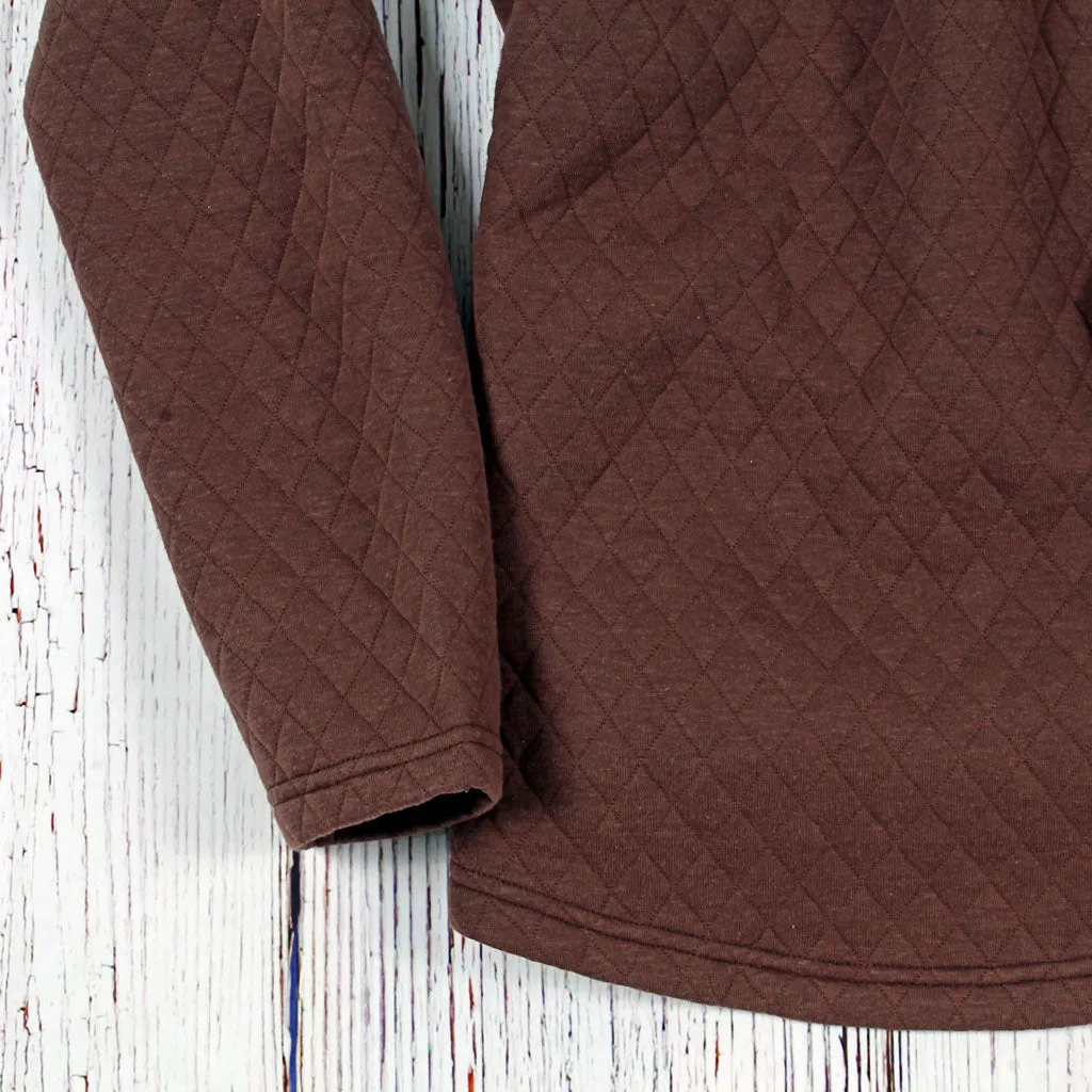 Bergen Quilted Patch Pullover