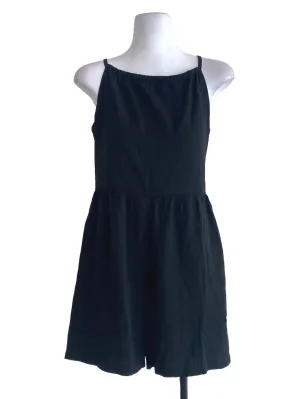 Black Blouson Rompers
