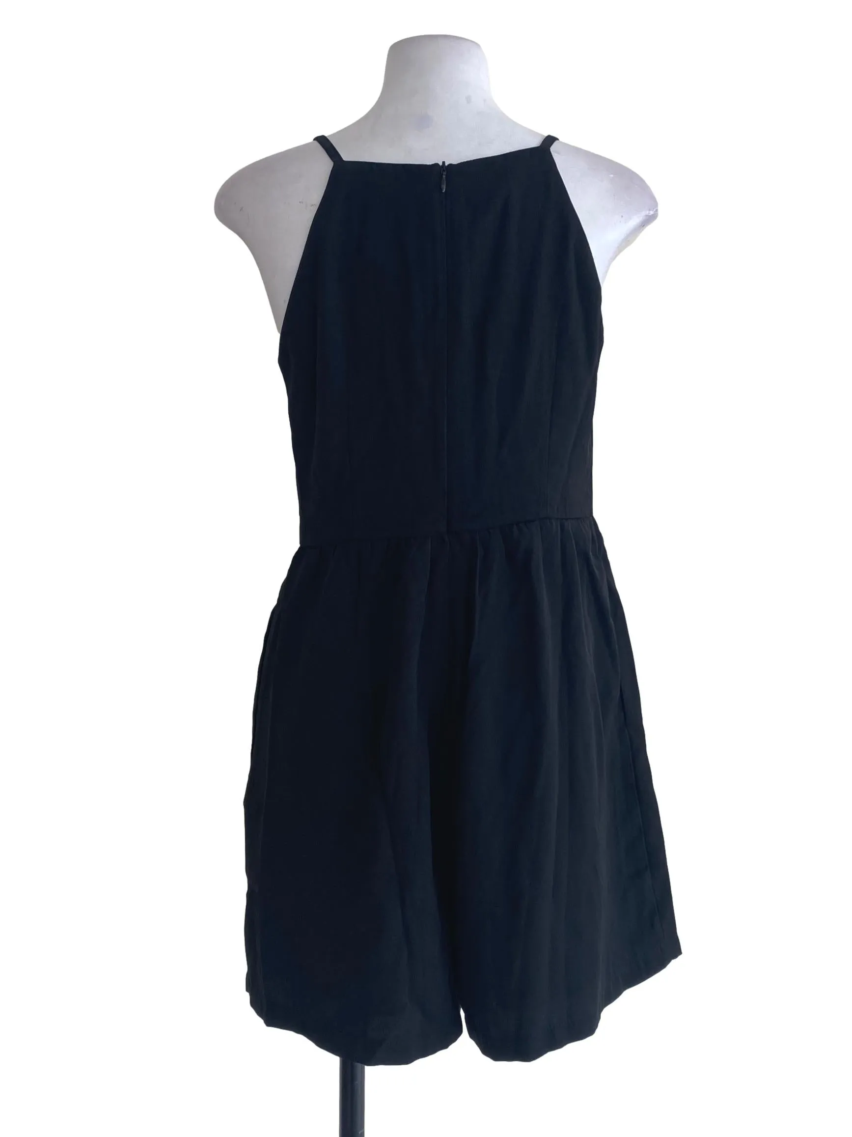 Black Blouson Rompers