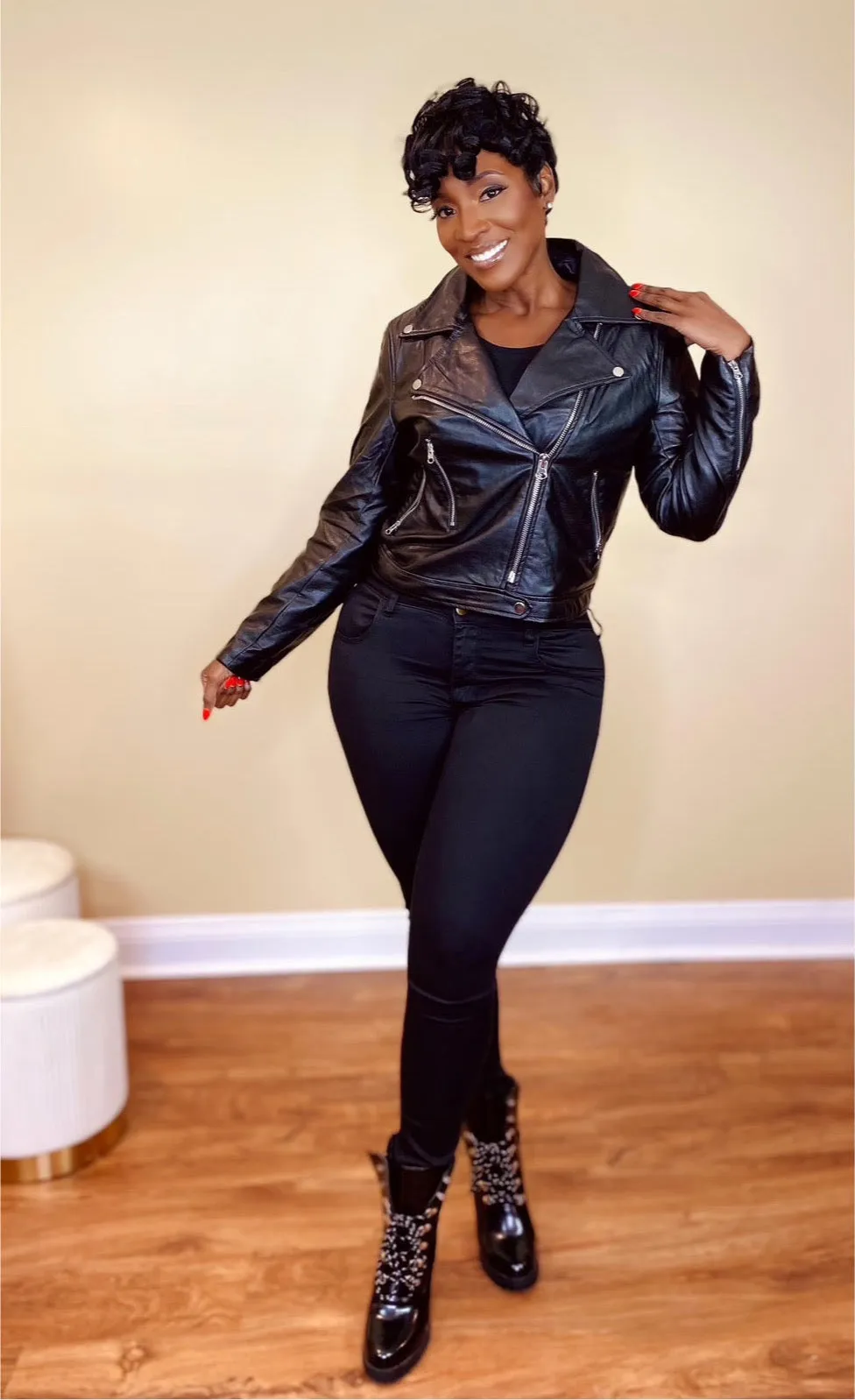 BLACK MOTO JACKET