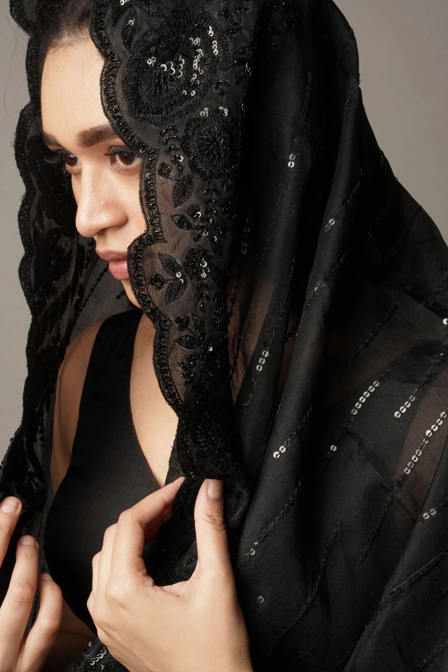 Black Rose Saree