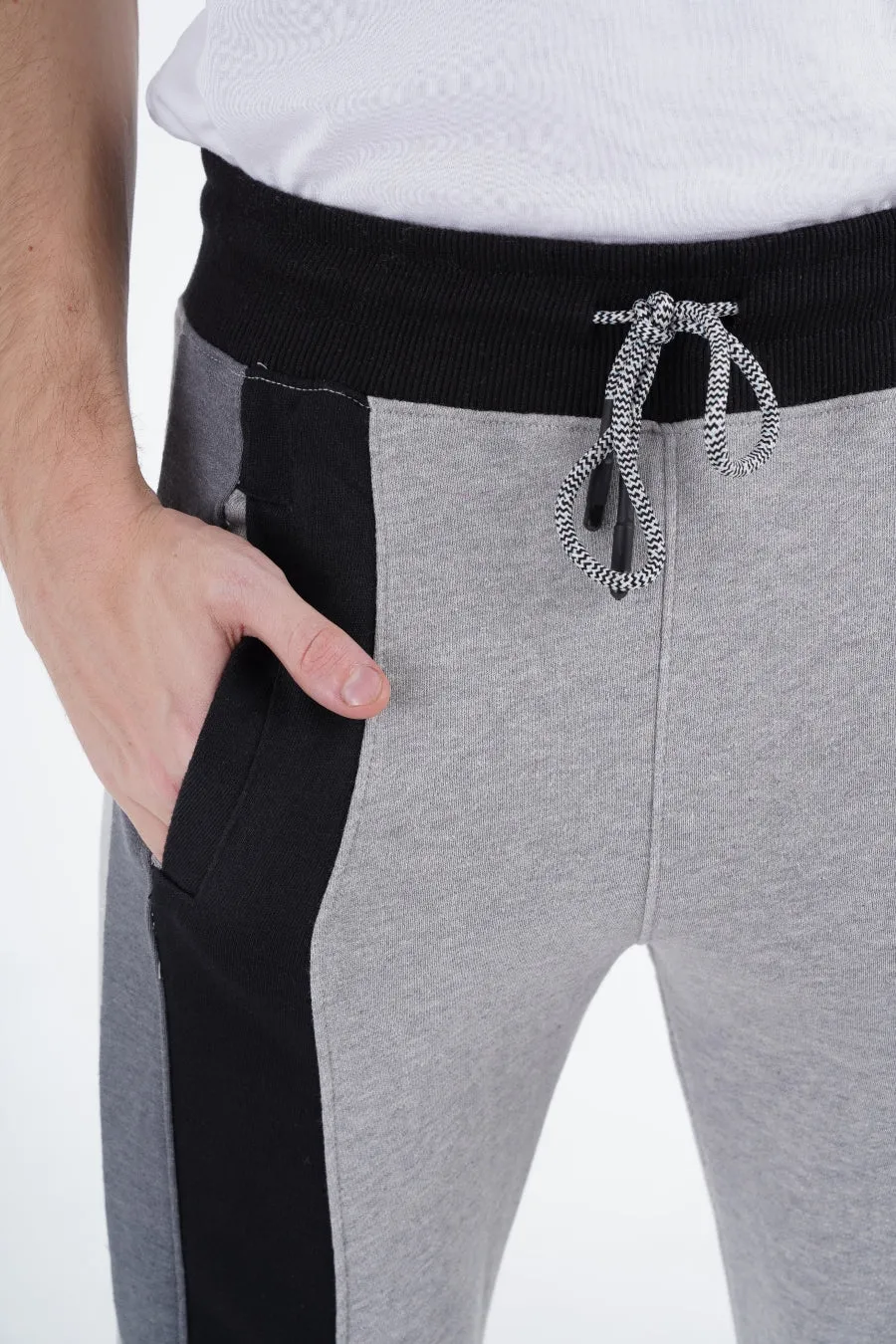 Black Taped Joggers