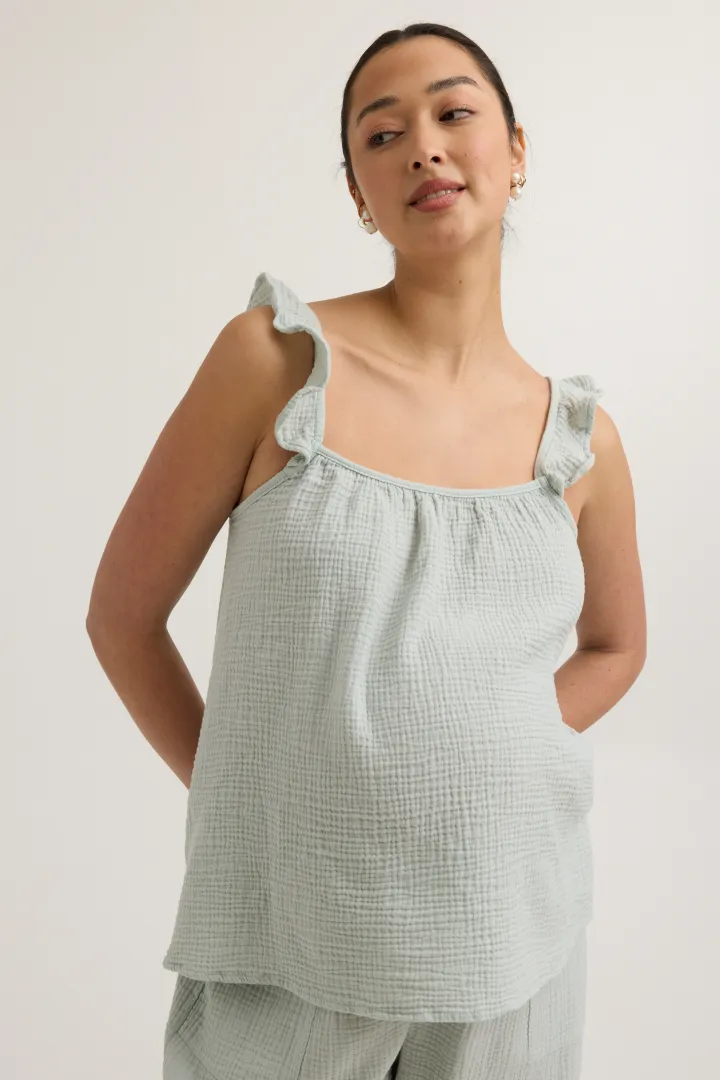 Breezy Gauze Tank