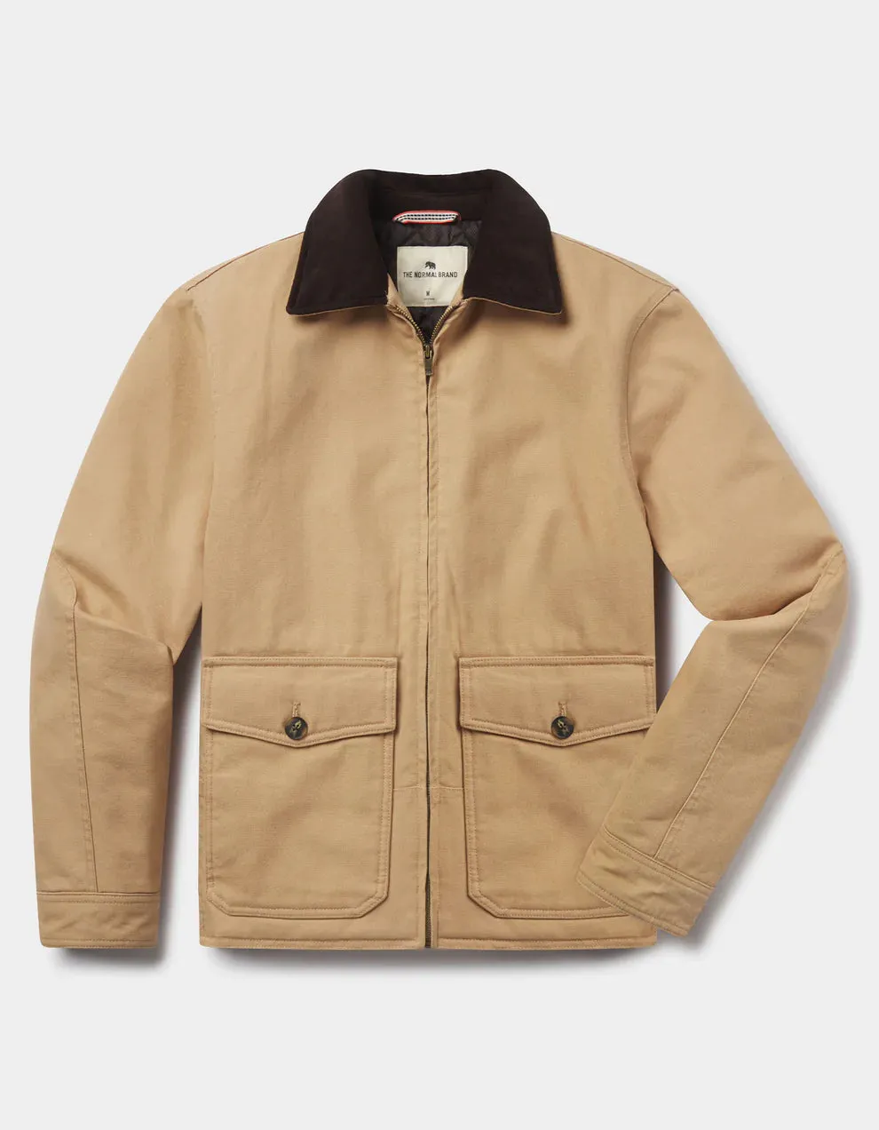 CANVAS ZIP FRONT JACKET 111421