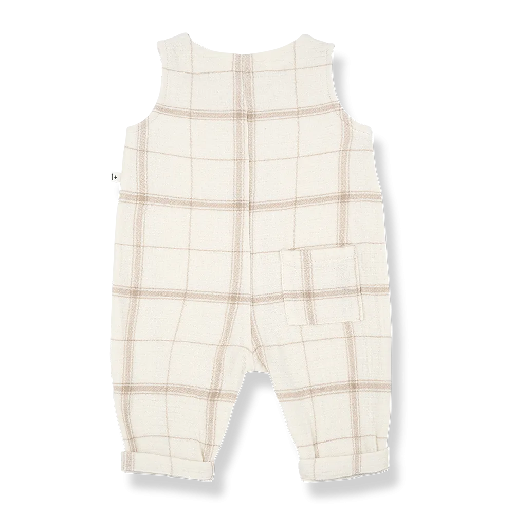 Ciro Beige Check Overall
