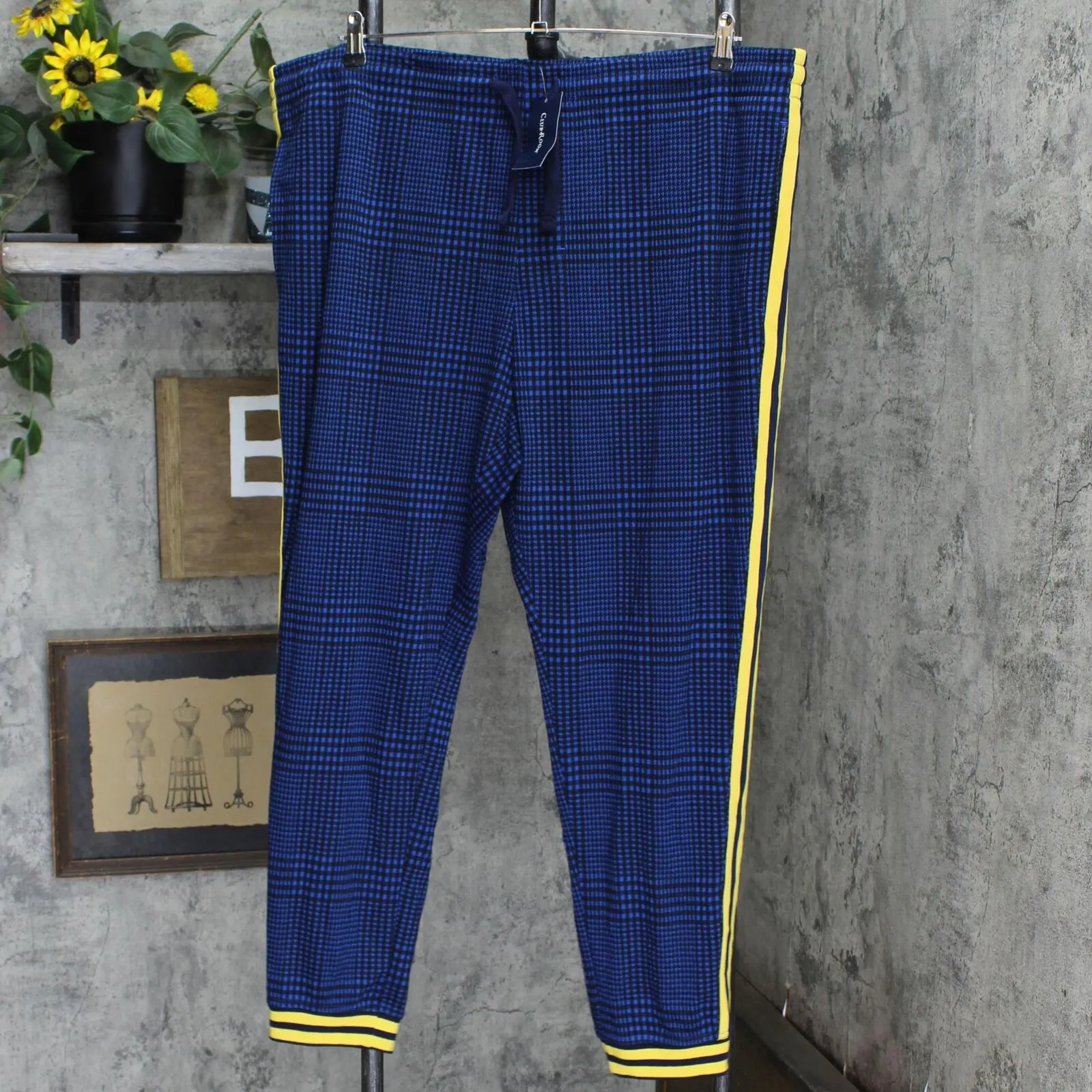Club Room Men's Plaid Jogger Pants