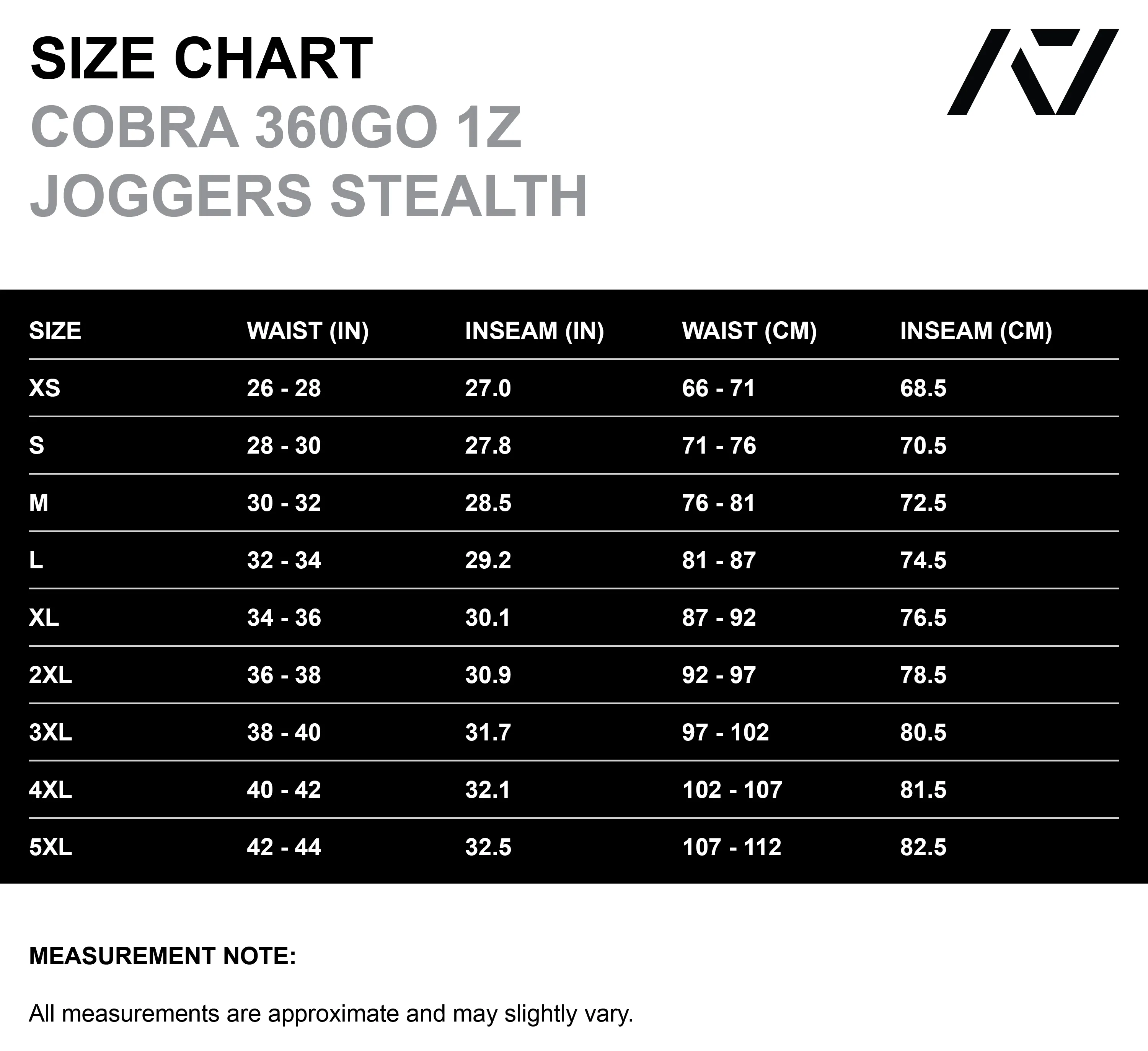 Cobra 360Go 1Z Joggers - Stealth