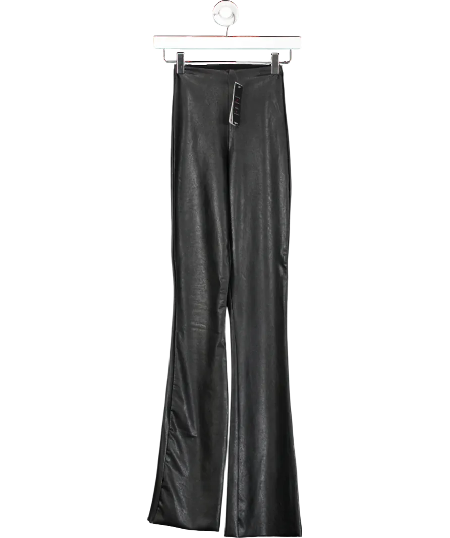 Commando Black Faux Leather Flared Legging UK S