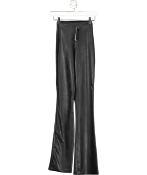 Commando Black Faux Leather Flared Legging UK S