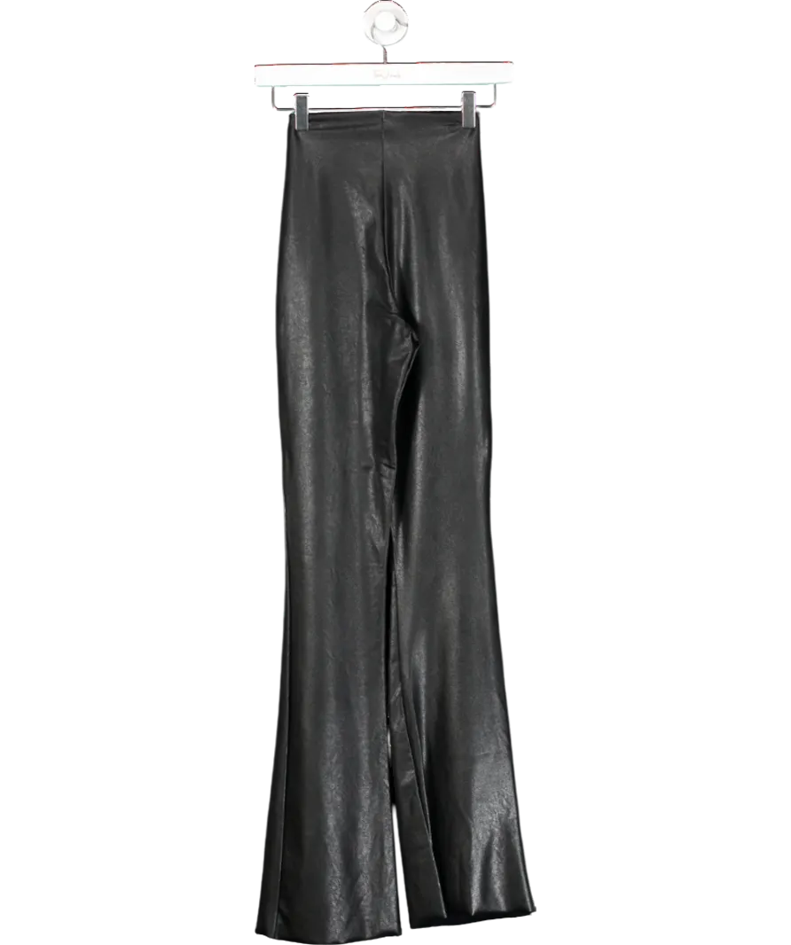 Commando Black Faux Leather Flared Legging UK S
