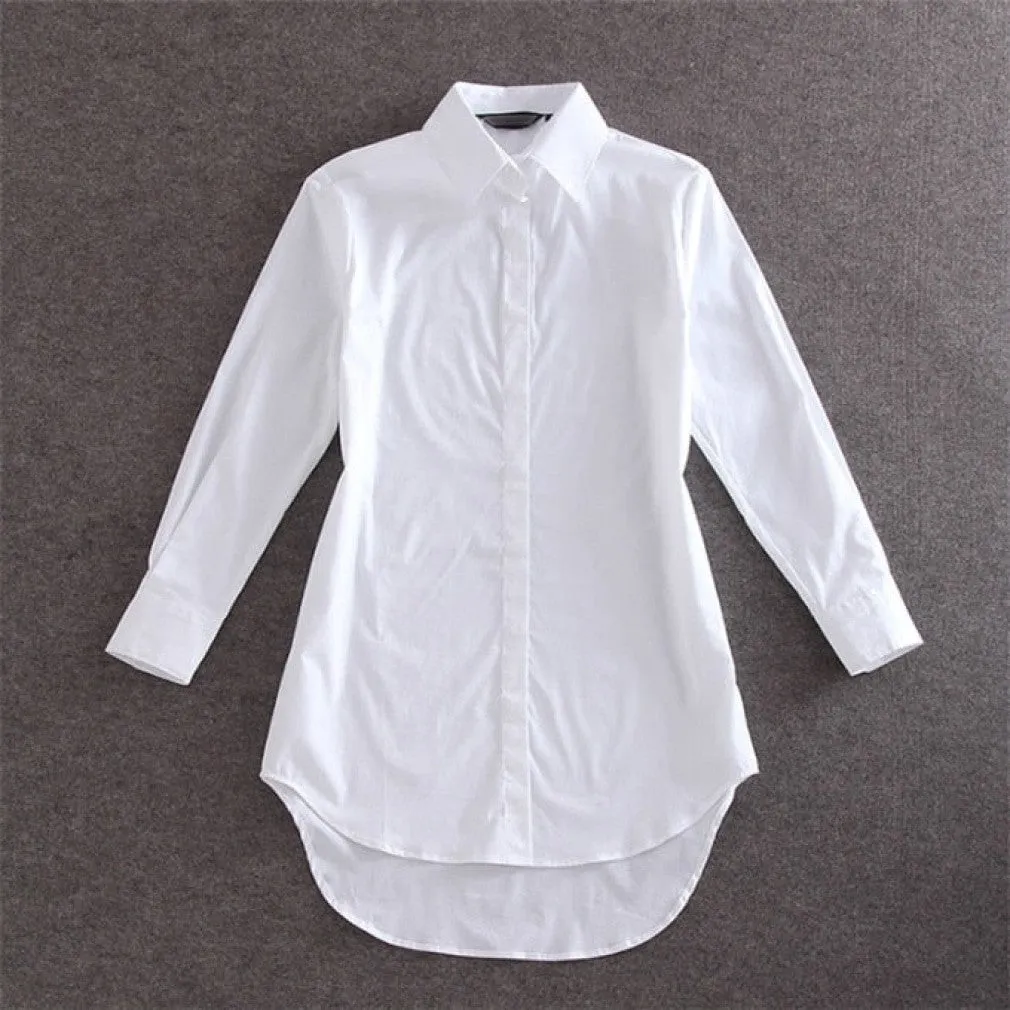 ContiNent 33 White Blouse Women's Blusas Mujer De Moda Plus Size Casual Vintage Blusa Women Tops Long Sleeve Shirt Ladies Camisas Mujer
