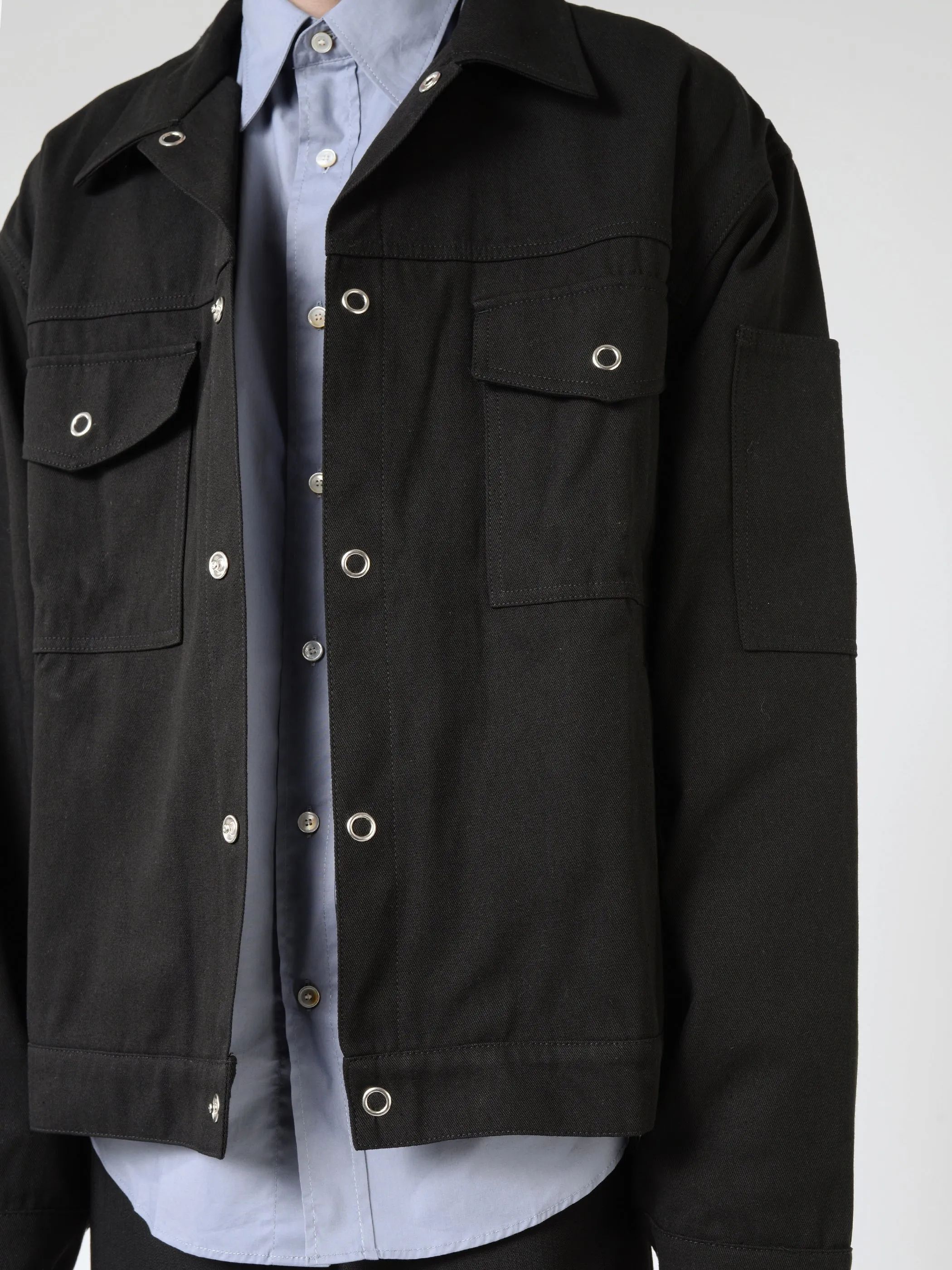 Cotton Blend Overshirt