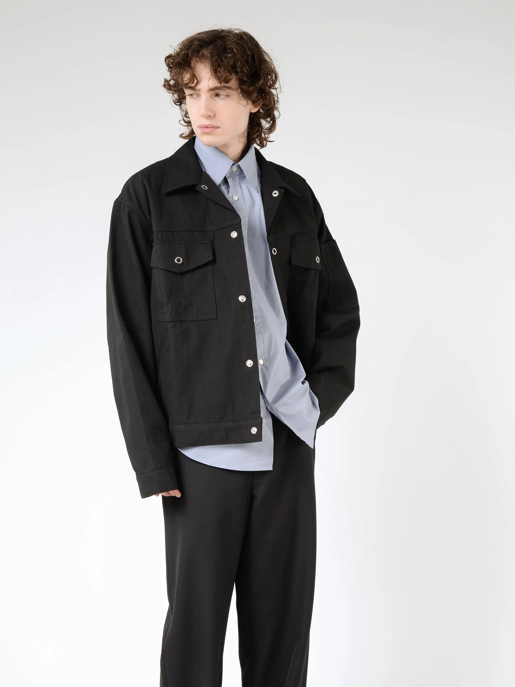 Cotton Blend Overshirt