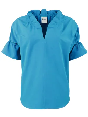 Crosby Top Getaway Collection - Turquoise Super-Stretch