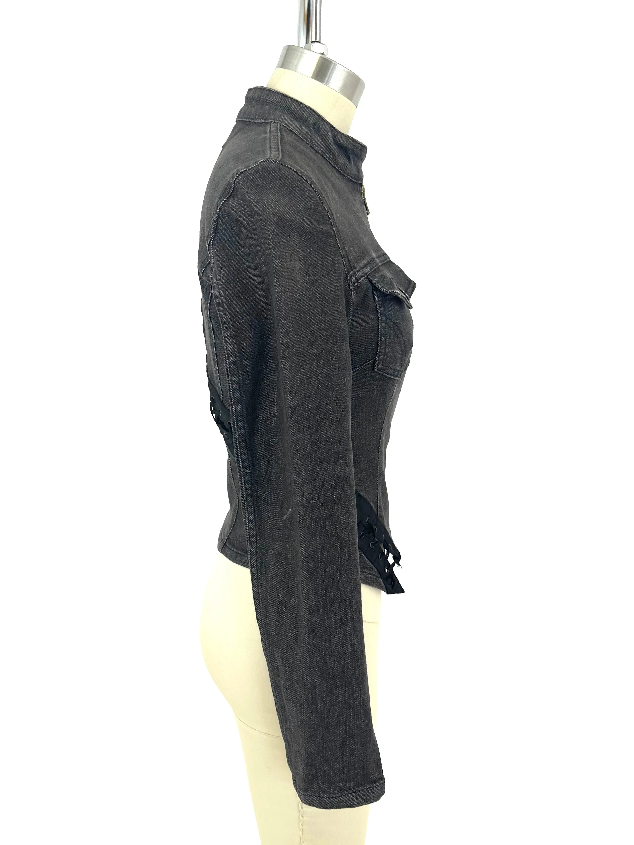 D&G Denim Fitted Corset Jacket*