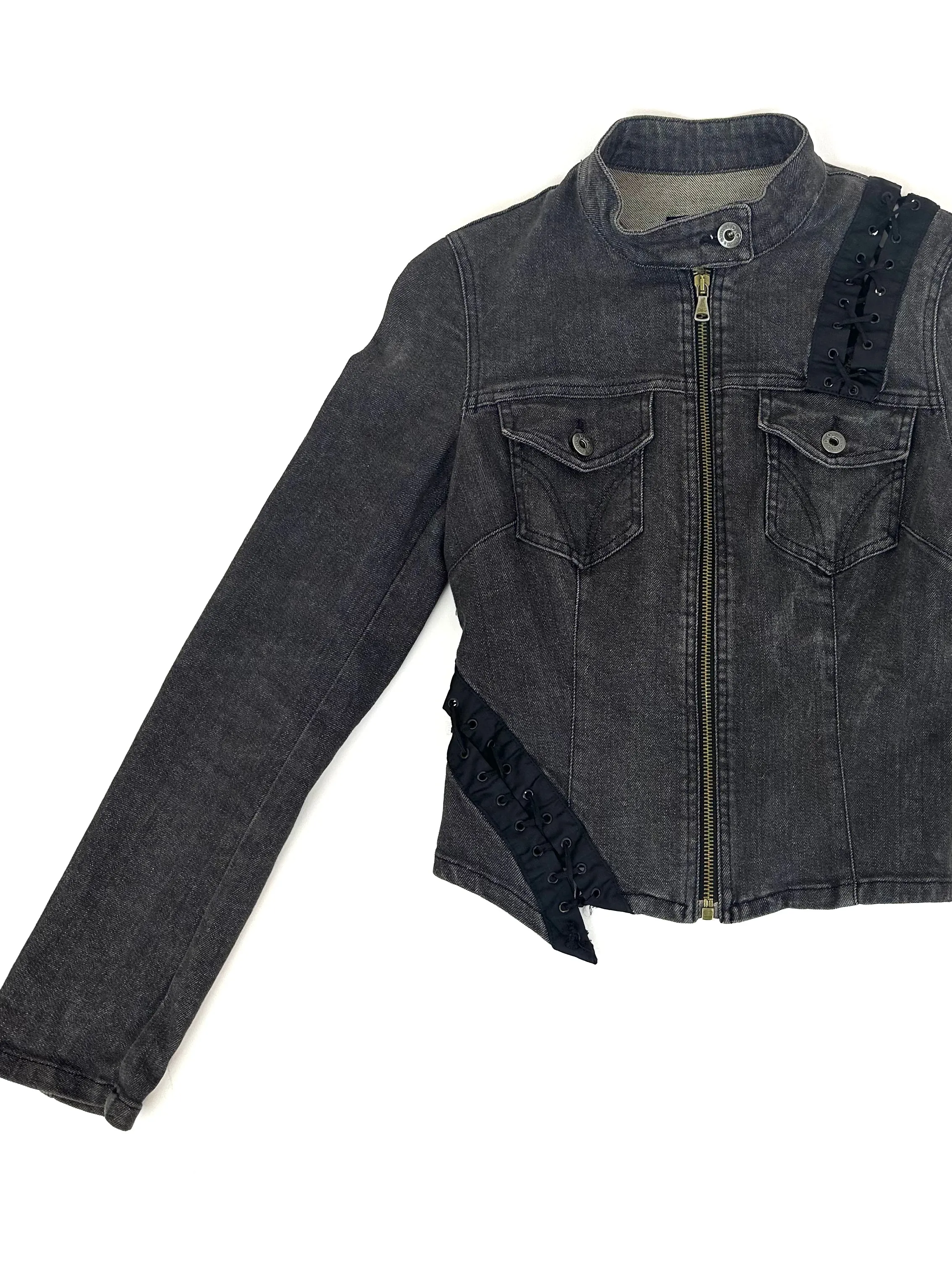 D&G Denim Fitted Corset Jacket*