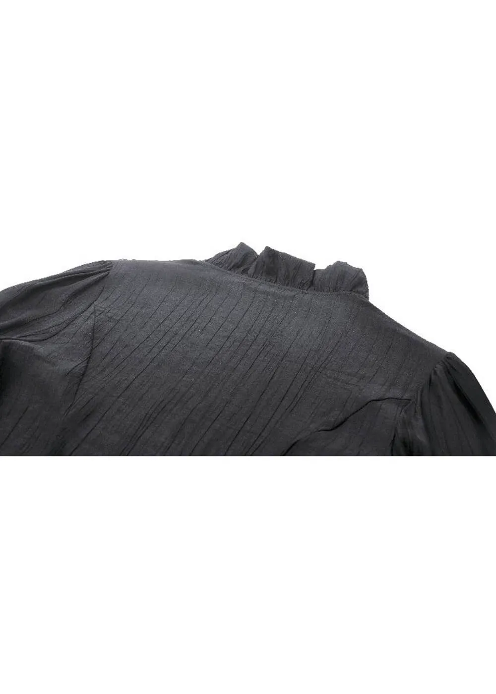 Dark In Love Drina Cross Top Black
