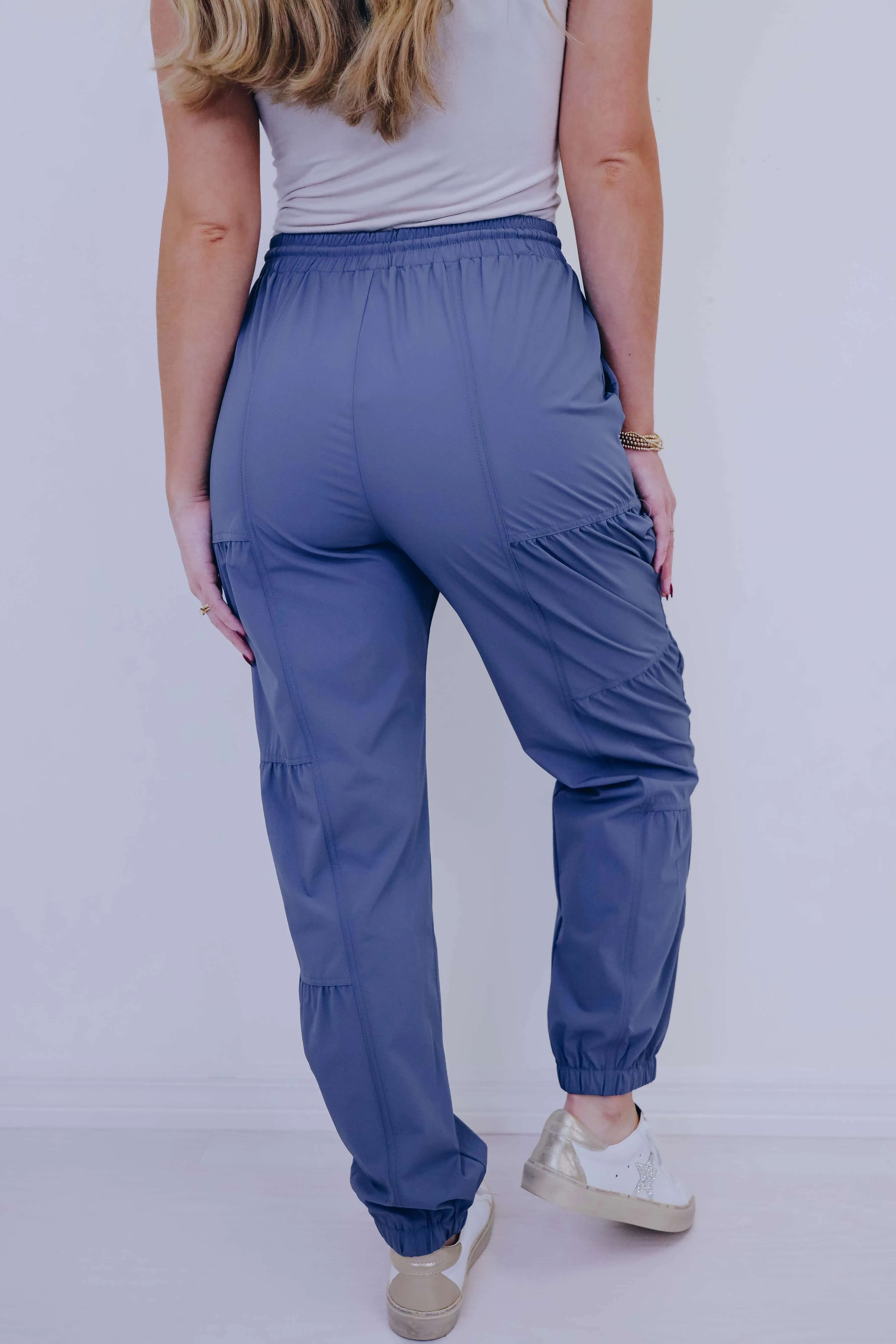 Energized Shirring Detail Active Jogger - 2 Colors