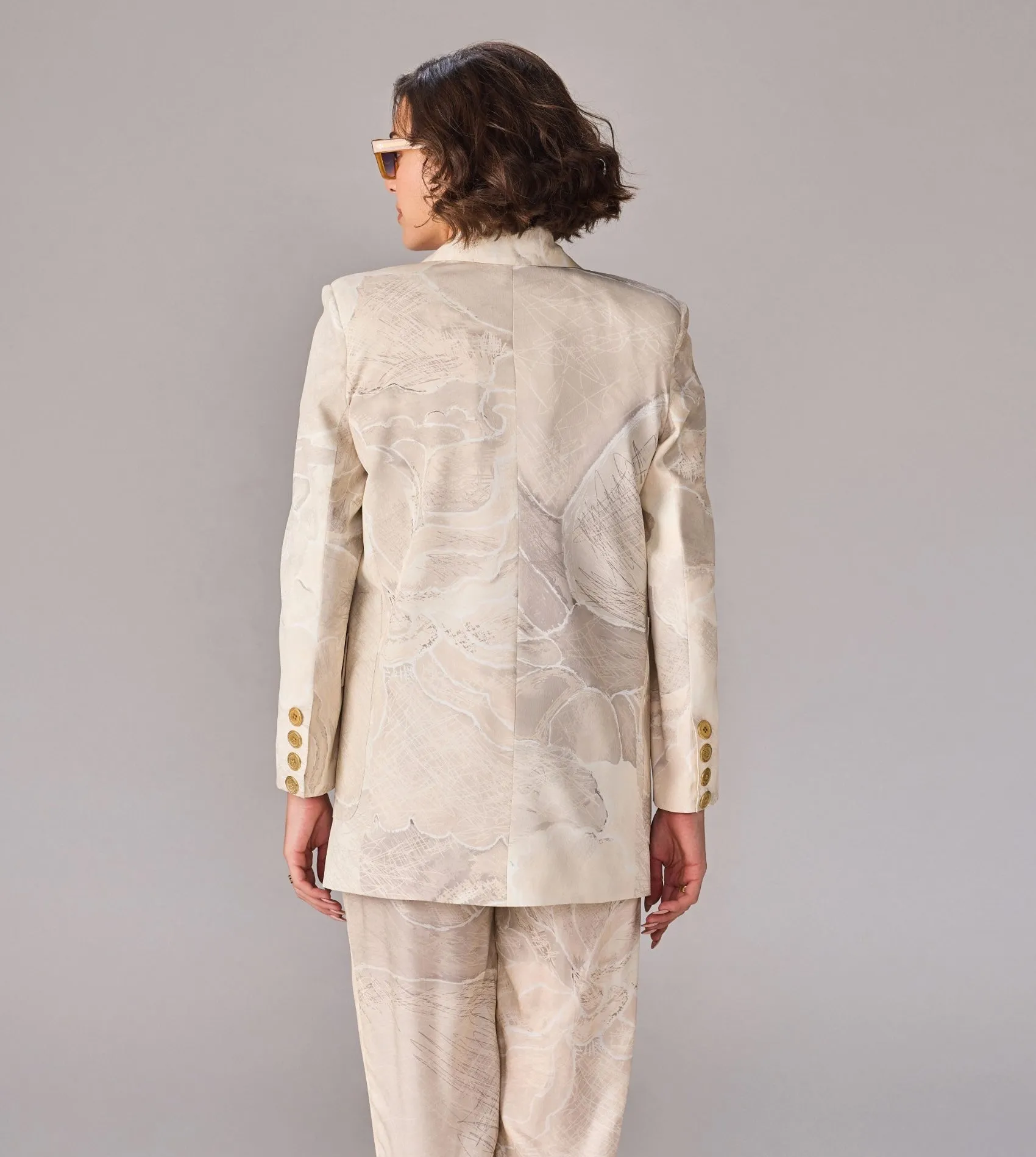 Ezra ivory blazer