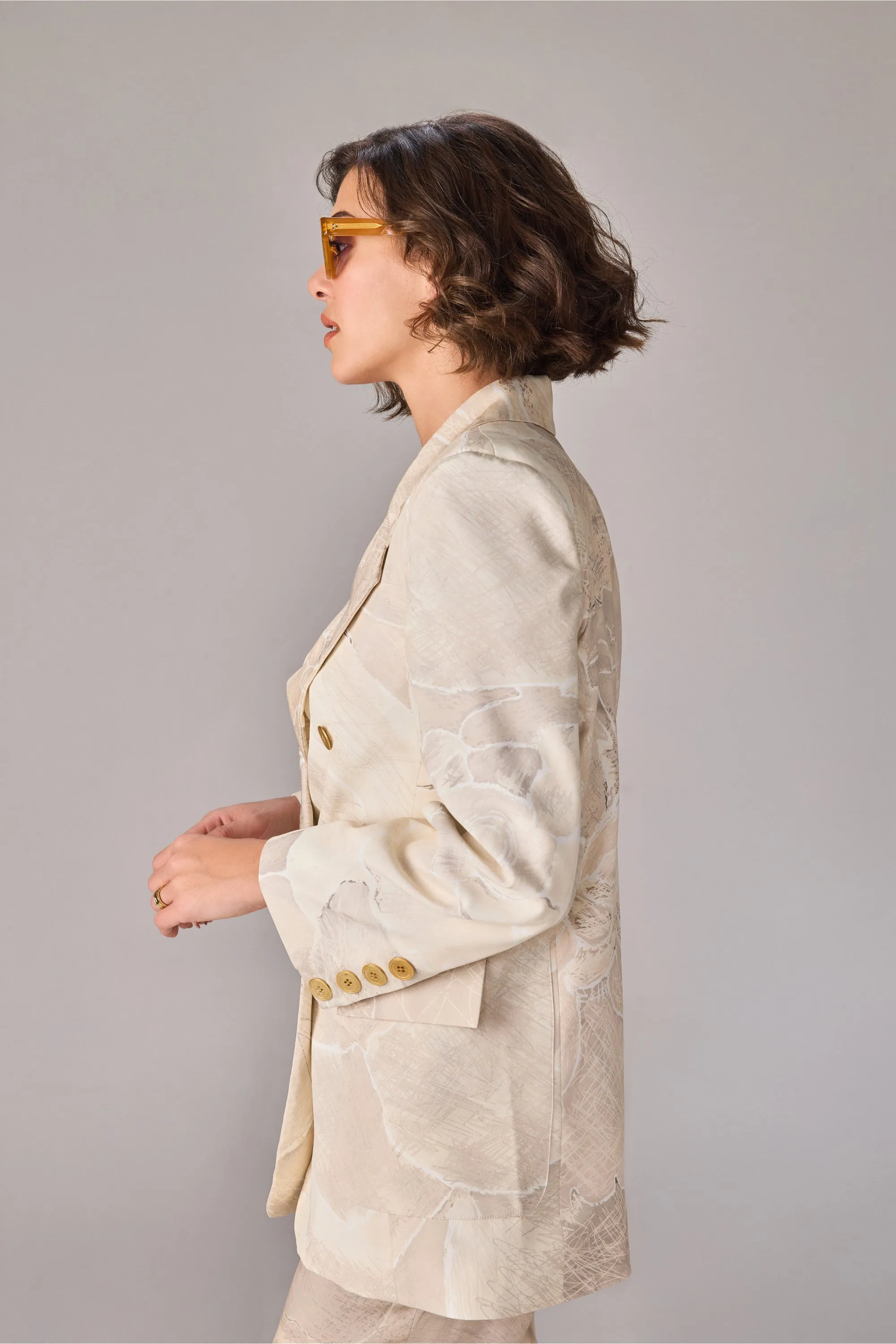 Ezra ivory blazer