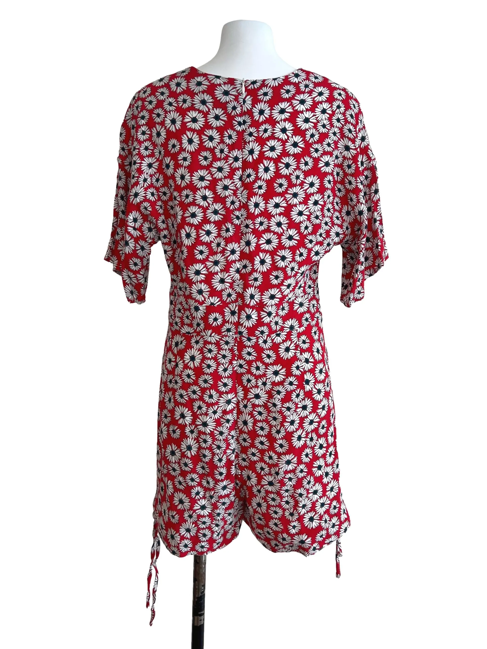 Floral Red Rompers